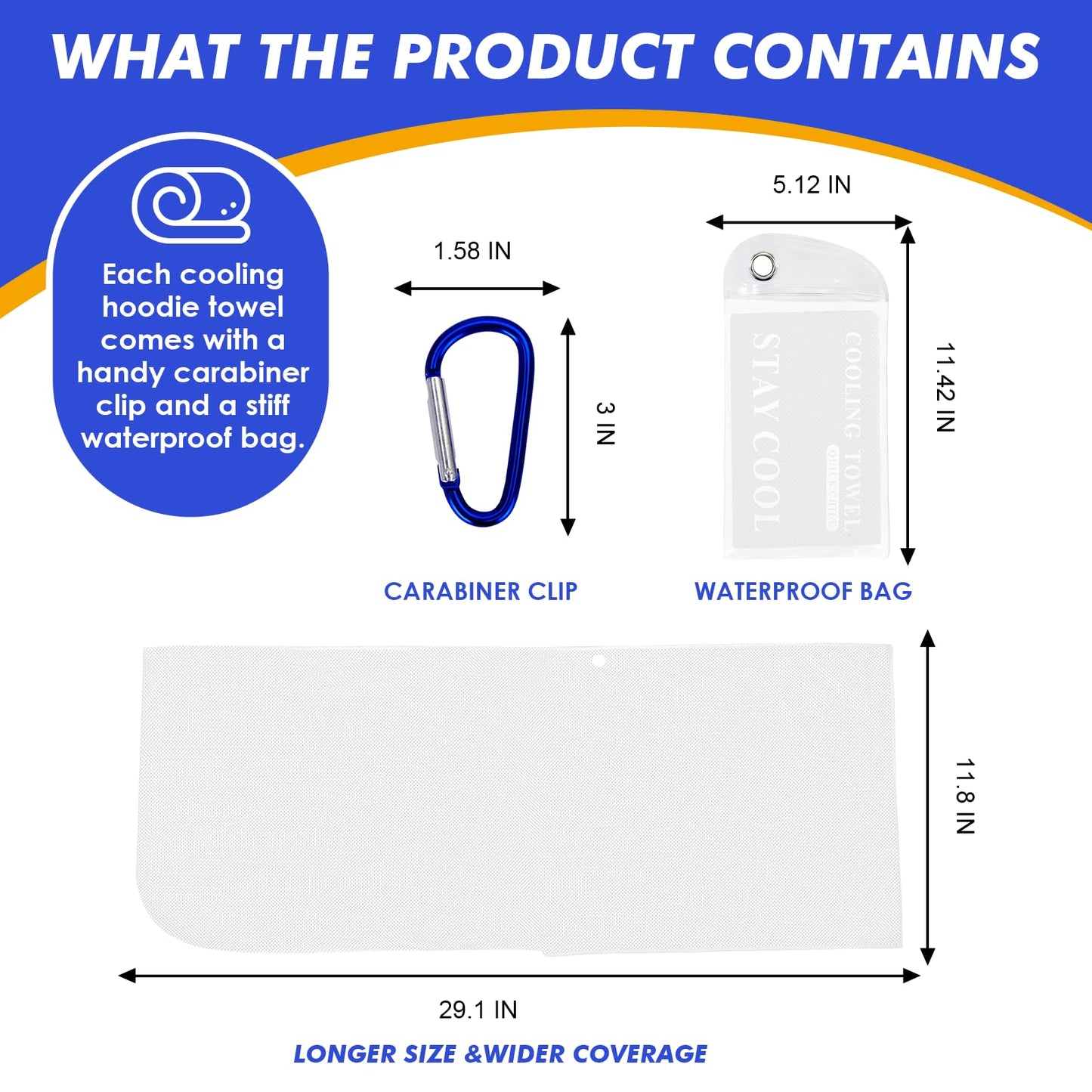 CSITE Cooling Hoodie Towels for Neck and Face, UPF 50 Sun Protection & Instant Cooling, Ice Towels for Hot Weather, Soft Breathable Towel for Sport, Work Out, Gym, Camping & More Activities
