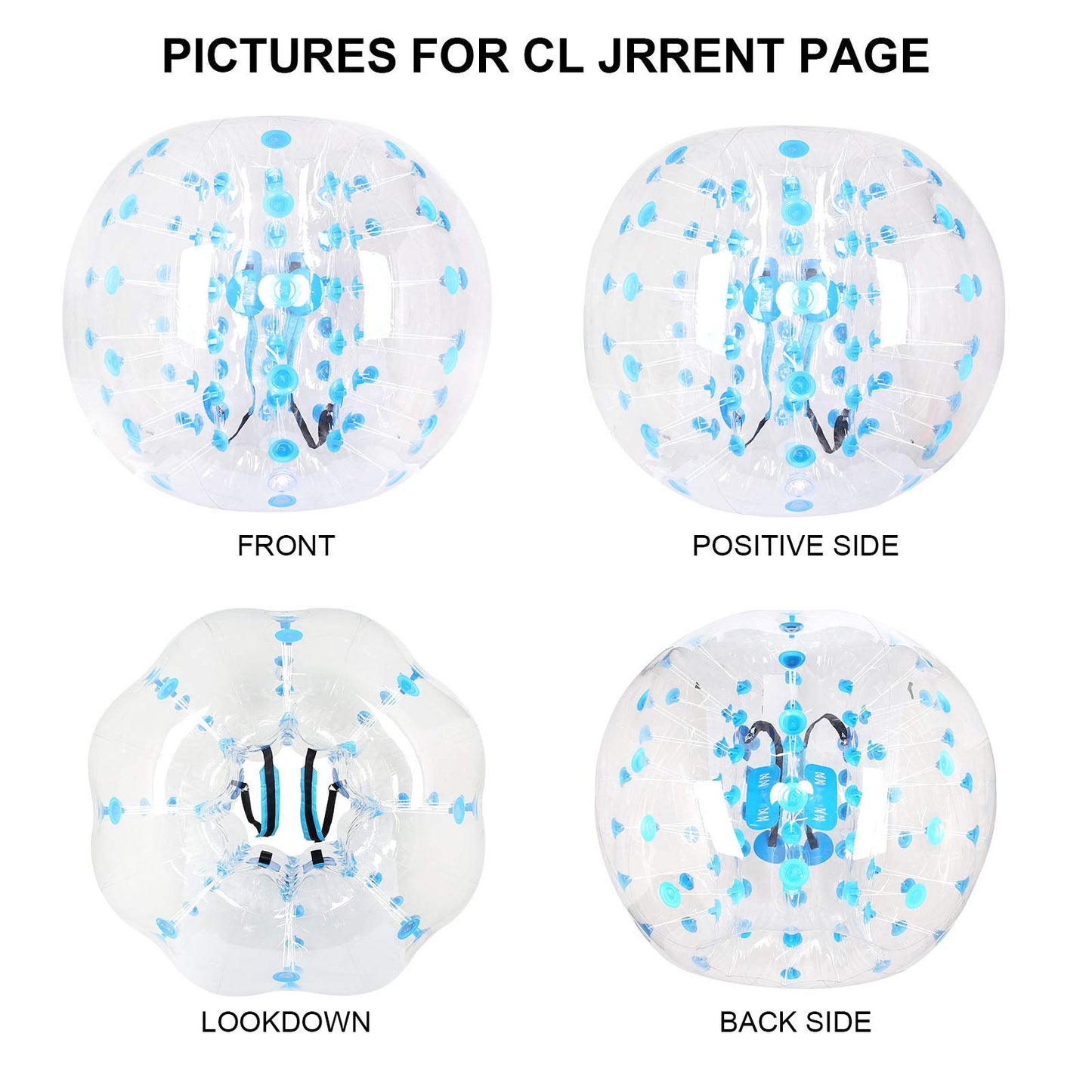 Inflatable Bumper Bubble Soccer Balls for Adults Sumo Football Bumper Ball Zorb Giant Human Hamster Ball Body for Outdoor Team Gaming Play