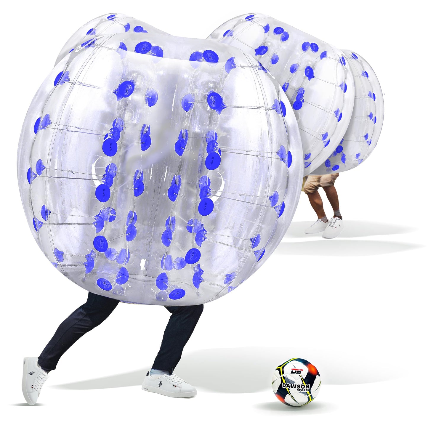 Houseables Human Hamster Ball, Zorb Ball, Bubble Soccer, Zorb, Bumper, for Adults, Humans, Kids, Sumo, Inflatable, Knocker, Whole Body Inside, Human Sized, Giant, Suit, 5 Feet, 1.5m, Red, 1 Pack